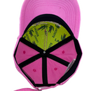 Boné Destroyed Lacoste Big Lacoste   - Cor Rosa  Logo Branco