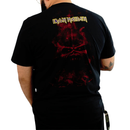 Camiseta Manga Curta Iron Maiden - The Seventh Son Flames