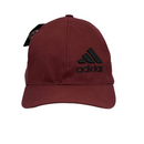Boné Casual Adidas Basic - Cor Vinho  Logo Preto