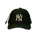Boné Destroyed New York Yankees - Cor Verde Militar  Logo Dourado