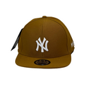 Boné Aba Reta New York Yankees - Cor Mostarda  Logo Branco