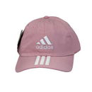 Boné Casual Adidas Sport - Cor Rosa  Logo Branco
