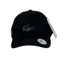 Boné Urbano Lacoste BIG - Cor Preto  Logo Preto