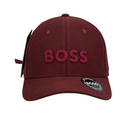 Boné Urbano Hugo Boss BOSS Lvl.1 - Cor Vinho  Logo Vinho