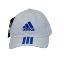 Boné Casual Adidas Sport - Cor Branco  Logo Azul