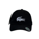 Boné Casual Lacoste GRIFE BIG - Cor Preto  Logo Cinza
