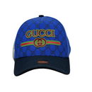 Boné Urbano Gucci Grife - Cor Azul  Logo Oficial