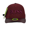 Boné Urbano Hugo Boss BOSS Lvl.2 - Cor Vinho  Logo Vinho