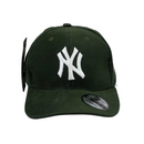 Boné Destroyed New York Yankees - Cor Verde Escuro  Logo Branco