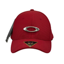 Boné Fitted Oakley Basic - Cor Vermelho  Logo Prata