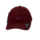 Boné Casual Over Head - Cor Vinho  Logo Vinho