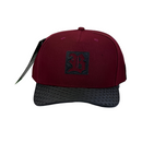 Boné Urbano Black Co Grife Two - Cor Vinho  Logo Original