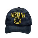 Boné Rock Nirvana - Jeans  Logo Amarelo