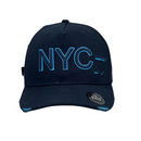 Boné Destroyed New York City - Cor Azul Escuro  Logo Azul