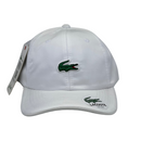 Boné Casual Lacoste Basic - Cor Branco  Logo Oficial