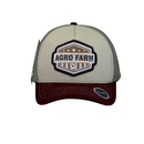 Boné Trucker Agro AGRO FARM - Cor Bege  Logo Original