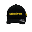 Boné Fitted QuikSilver BIG - Cor Preto  Logo Amarelo