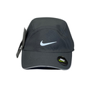 Boné  Casual Nike Basic Two - Cor Cinza  Logo Branco