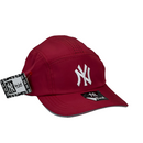 Boné Casual New York Yankees - Cor Vermelho  Logo Branco
