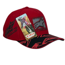 Boné Urbano Alpinestar Trilha Motos - Cor Vermelho  Logo Oficial