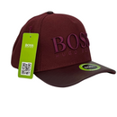 Boné Urbano Hugo Boss BOSS Lvl.2 - Cor Vinho  Logo Vinho