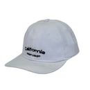 Boné Casual California West Coast - Cor Branco  Logo Preto