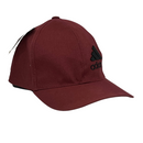 Boné Casual Adidas Basic - Cor Vinho  Logo Preto