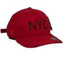 Boné Destroyed New York City - Cor Vermelho  Logo Preto