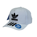 Boné Casual Adidas Sport - Cor Branco  Logo Preto