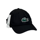 Boné Casual Lacoste Medium - Cor Preto  Logo Original