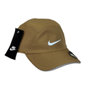 Boné Casual Nike Basic Two - Cor Marrom  Logo Cinza