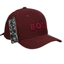 Boné Urbano Hugo Boss BOSS Lvl.1 - Cor Vinho  Logo Vinho