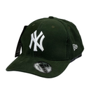 Boné Destroyed New York Yankees - Cor Verde Escuro  Logo Branco