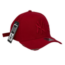 Boné Destroyed New York Yankees - Cor Vermelho  Logo Vermelho