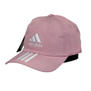 Boné Casual Adidas Sport - Cor Rosa  Logo Branco