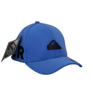 Boné Fitted Quiksilver BIG BACK - Cor Azul  Logo Preto