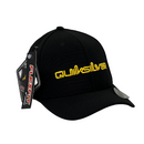 Boné Fitted QuikSilver BIG - Cor Preto  Logo Amarelo