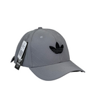 Boné Urbano Adidas Pontilhado - Cor Cinza  Logo Preto