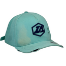 Boné Destroyed Los Angeles LA - Cor Verde Água  Logo Azul