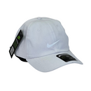 Boné Casual Nike Basics - Cor Branco  Logo Cinza
