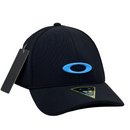 Boné Fitted Oakley Basic - Cor Preto  Logo Azul