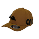 Boné Fitted QuikSilver Big Back - Cor Marrom  Logo Preto