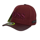 Boné Urbano Hugo Boss BOSS Lvl.2 - Cor Vinho  Logo Vinho