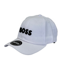 Boné  Casual Hugo Boss BOSS MEDIUM - Cor Branco  Logo Preto