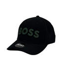 Boné Urbano Hugo Boss BIG - Cor Preto  Logo Verde