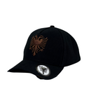 Boné Destroyed Cavalera BIG - Cor Preto  Logo Marrom