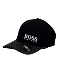 Boné Urbano Hugo Boss GRIFE 2 - Cor Preto  Logo Branco