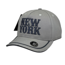 Boné Urbano New York - Cor Marrom  Logo Preto