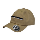 Boné Casual Emporio Armani GRIFE - Cor Bege  Logo Preto e Branco