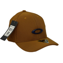 Boné Fitted Oakley Basic - Cor Mostarda  Logo Preto